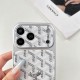 Goyard Large Window Camera Y-Pattern Glossy Acrylic iPhone Case