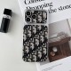 Dior Large Window Camera Oblique Embroidery iPhone Case