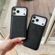 Chrome Hearts MagSafe Gothic Cross Embossed Leather iPhone Case