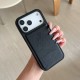 Chrome Hearts MagSafe Gothic Cross Embossed Leather iPhone Case