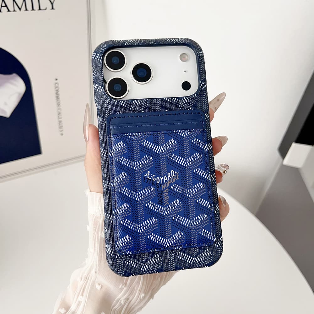 Goyard Detachable Magnetic Card Holder iPhone & Samsung Galaxy S Case