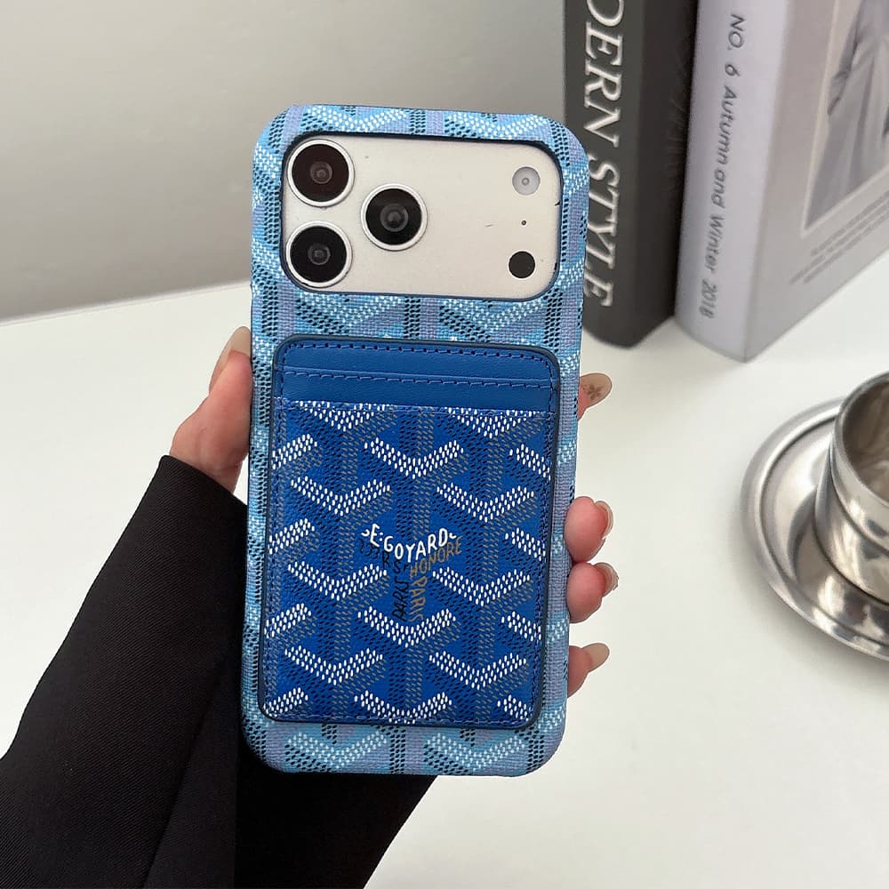 Goyard Detachable Magnetic Card Holder iPhone & Samsung Galaxy S Case