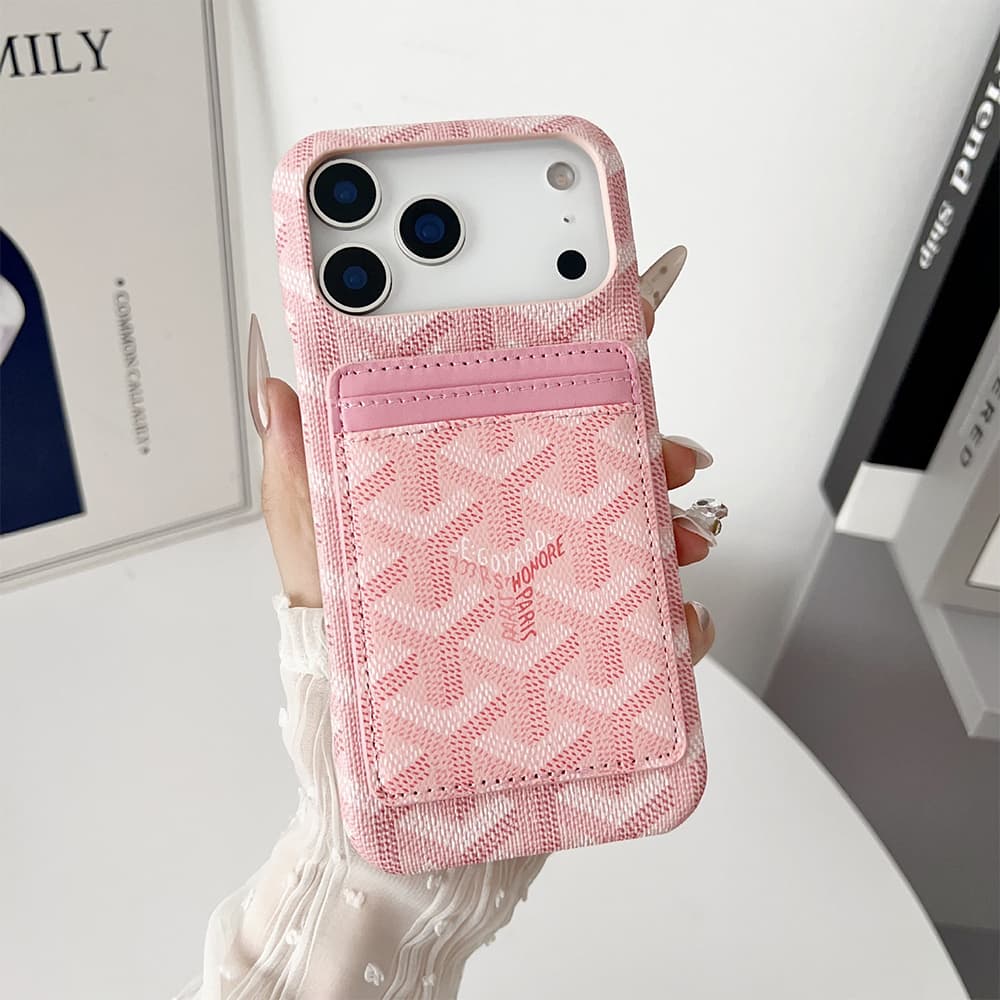 Goyard Detachable Magnetic Card Holder iPhone & Samsung Galaxy S Case