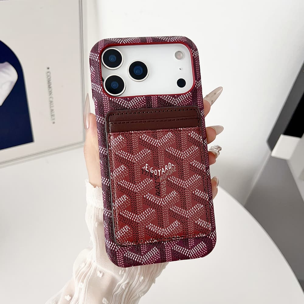 Goyard Detachable Magnetic Card Holder iPhone & Samsung Galaxy S Case