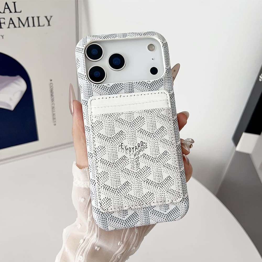 Goyard Detachable Magnetic Card Holder iPhone & Samsung Galaxy S Case