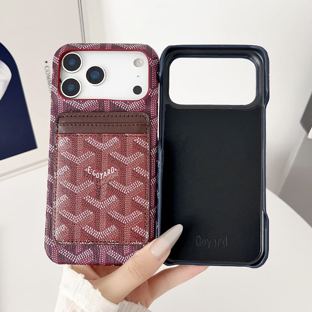 Goyard Detachable Magnetic Card Holder iPhone & Samsung Galaxy S Case