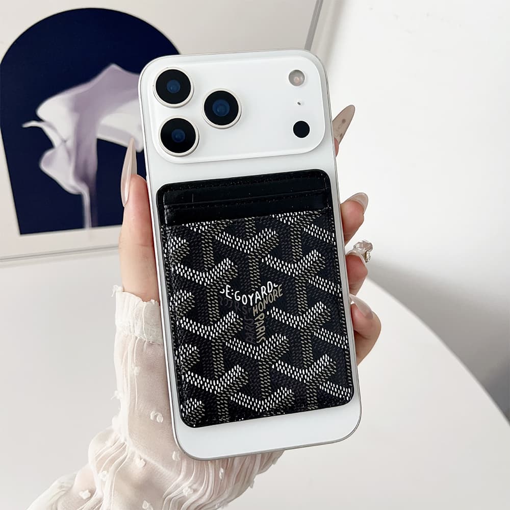 Goyard Detachable Magnetic Card Holder iPhone & Samsung Galaxy S Case