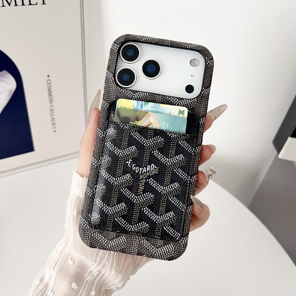 Goyard Detachable Magnetic Card Holder iPhone & Samsung Galaxy S Case