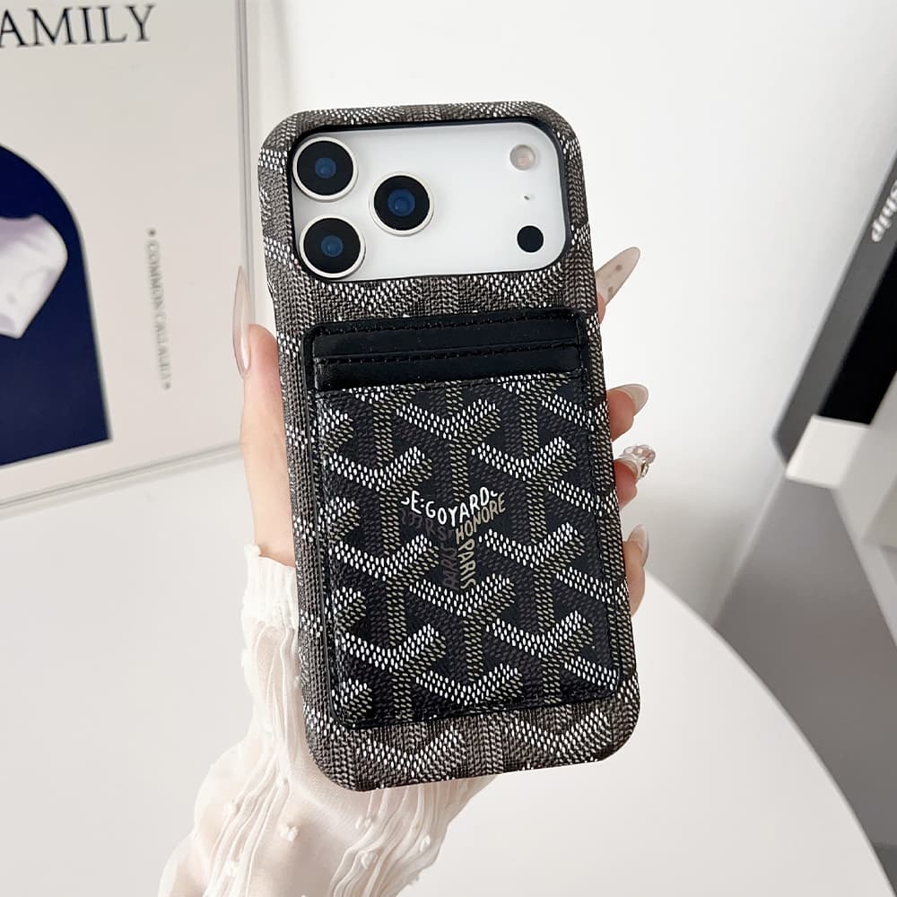 Goyard Detachable Magnetic Card Holder iPhone & Samsung Galaxy S Case