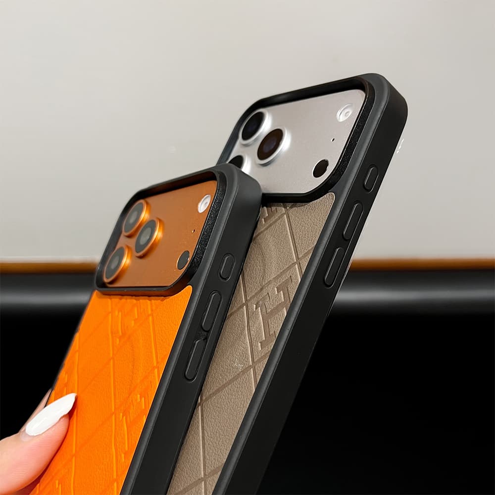 Hermès MagSafe H Quilted Embossed Leather iPhone Case