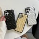 Louis Vuitton Monogram Embossed Metallic Leather iPhone Case