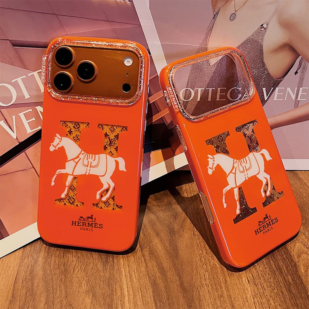 Hermès & Louis Vuitton H Horse Monogram Glossy iPhone Case