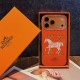 Hermès & Louis Vuitton H Horse Monogram Glossy iPhone Case