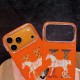 Hermès & Louis Vuitton H Horse Monogram Glossy iPhone Case