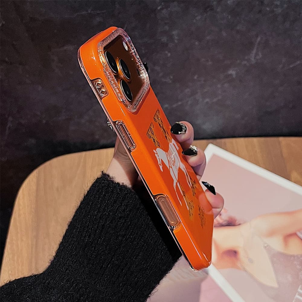 Hermès & Louis Vuitton H Horse Monogram Glossy iPhone Case