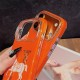 Hermès & Louis Vuitton H Horse Monogram Glossy iPhone Case