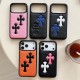Chrome Hearts Double Cross Gothic Leather iPhone Case