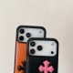 Chrome Hearts Double Cross Gothic Leather iPhone Case