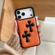 Chrome Hearts Double Cross Gothic Leather iPhone Case