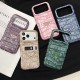 Prada Croc-Embossed Leather Card Slot Logo iPhone Case