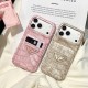 Prada Croc-Embossed Leather Card Slot Logo iPhone Case