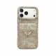 Prada Croc-Embossed Leather Card Slot Logo iPhone Case