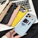 Prada Quilted Leather Card Slot Triangle Logo iPhone Case