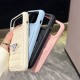 Prada Quilted Leather Card Slot Triangle Logo iPhone Case