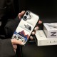 The North Face Puffer Quilted Mountain Print iPhone Case