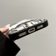 The North Face Puffer Quilted Mountain Print iPhone Case