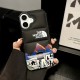The North Face Puffer Quilted Mountain Print iPhone Case
