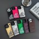 The North Face Puffer Quilted Sketch Mountain Print iPhone Case