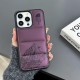 The North Face Puffer Quilted Sketch Mountain Print iPhone Case