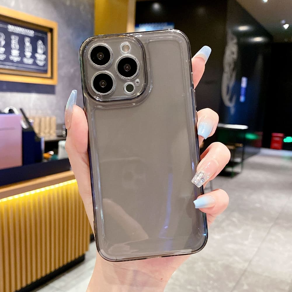 Transparent Anti-Yellowing Case for iPhone 17 with Raised Camera Guard – Slim & Protective