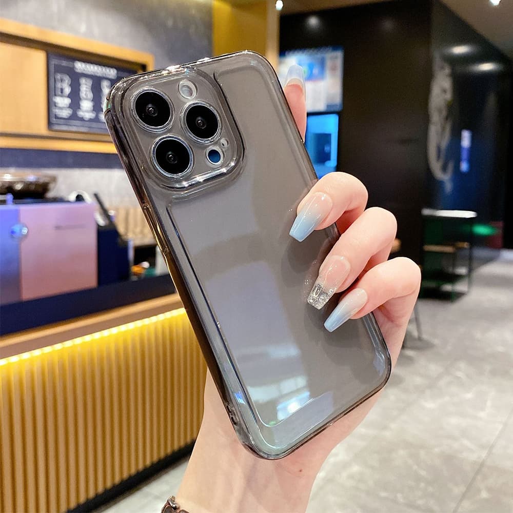 Transparent Anti-Yellowing Case for iPhone 17 with Raised Camera Guard – Slim & Protective