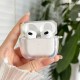 Crystal Clear AirPods Case with Detachable Hook – Anti-Scratch & Shockproof Protective Cover
