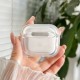 Crystal Clear AirPods Case with Detachable Hook – Anti-Scratch & Shockproof Protective Cover