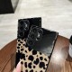 Leopard Print & Glossy Black Case for Galaxy S Series