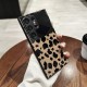 Leopard Print & Glossy Black Case for Galaxy S Series