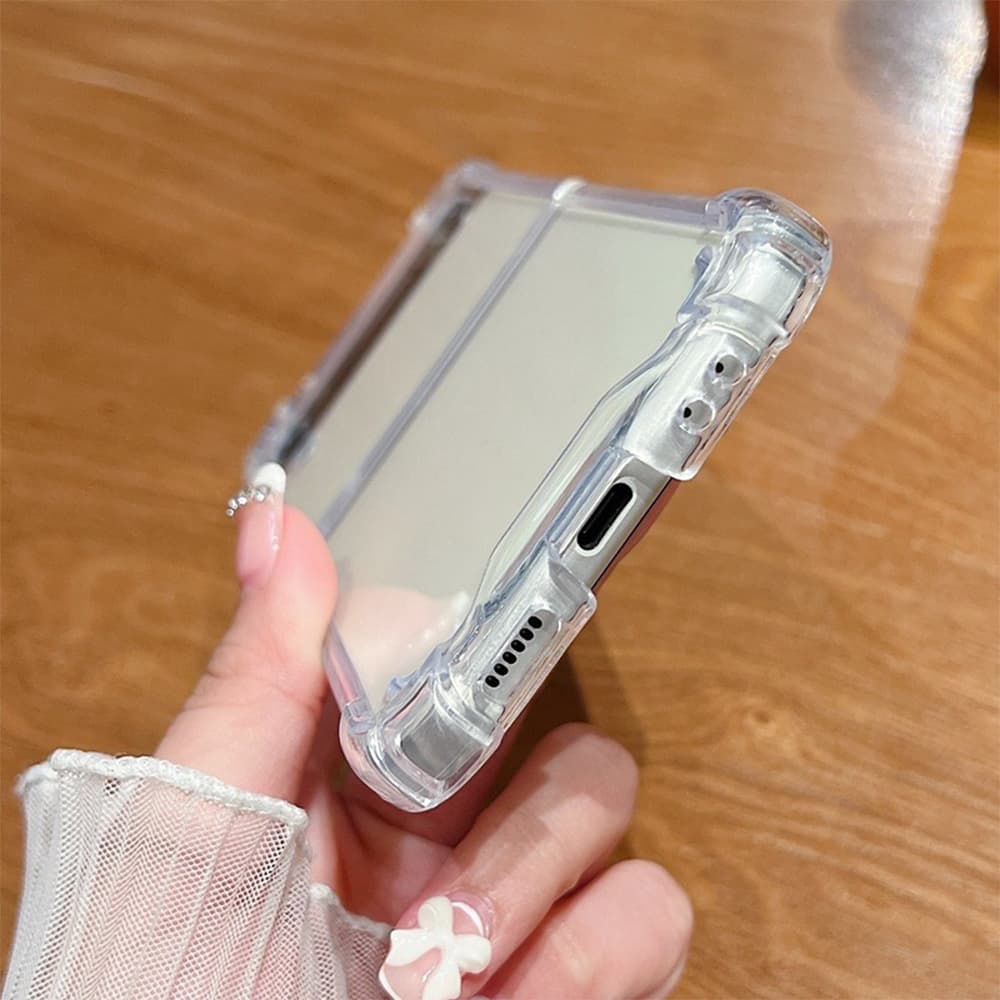 Crystal Clear Protective Case for Samsung Galaxy Z Flip – Transparent with Corner Protection