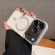 Magnetic Transparent iPhone Case with Metal Camera Ring – Multiple Color Options & MagSafe Compatible