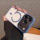 Magnetic Transparent iPhone Case with Metal Camera Ring – Multiple Color Options & MagSafe Compatible